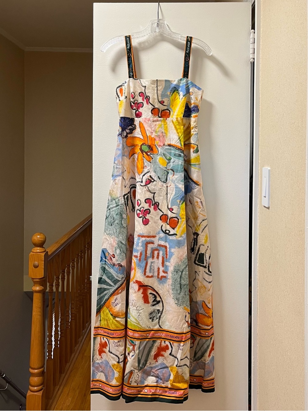 NWT Caroline Constas Abstract Cotton Dress | size XS